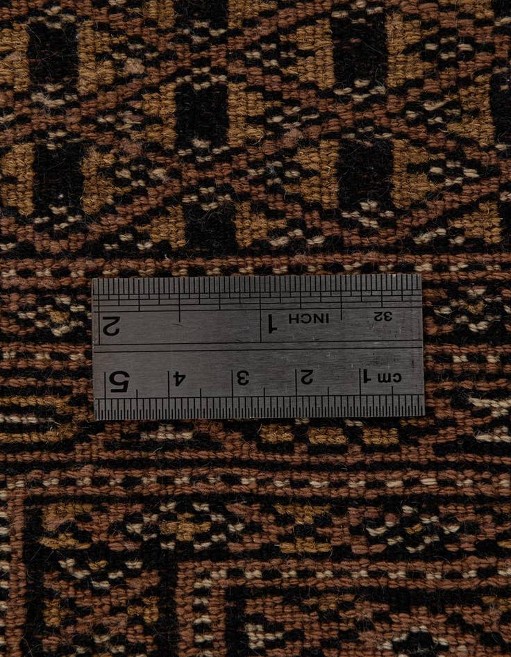 Detail image of  4' 2 x 5' 9  Hand Knotted Bokhara Oriental Wool Rug