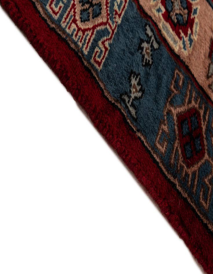 Detail image of  4' x 6' 3  Hand Knotted Bokhara Oriental Wool Rug