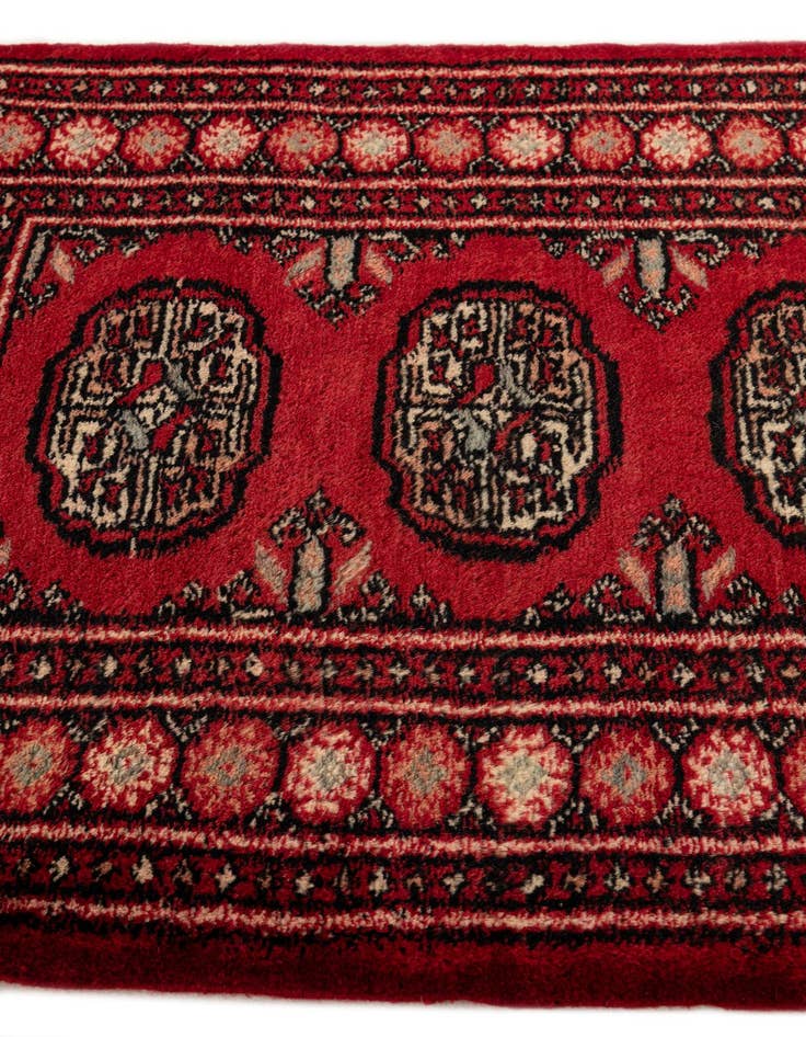 Detail image of  2' 2 x 3' 1  Hand Knotted Bokhara Oriental Wool Rug