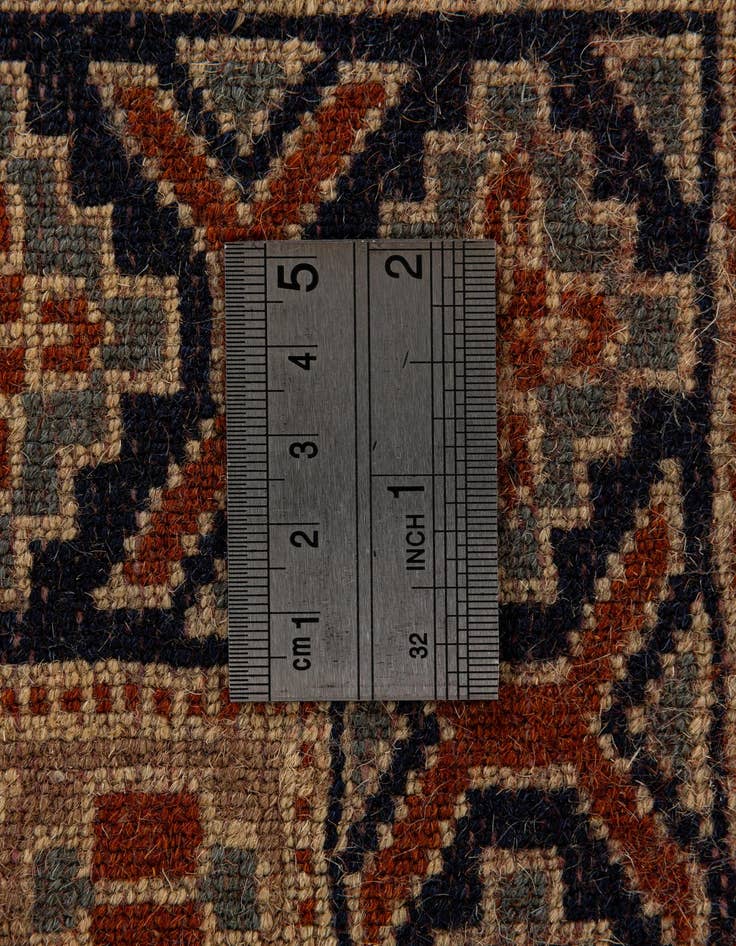 Detail image of  2' 8 x 4'  Hand Knotted Bokhara Oriental Wool Rug