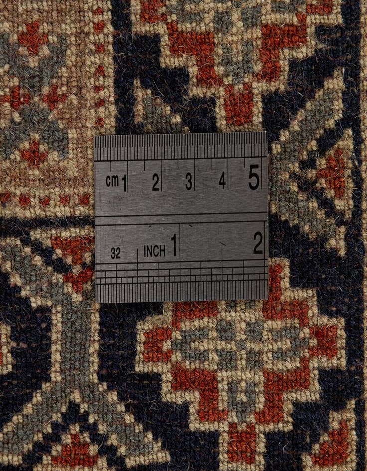 Detail image of  2' 8 x 4' 6  Hand Knotted Bokhara Oriental Wool Rug