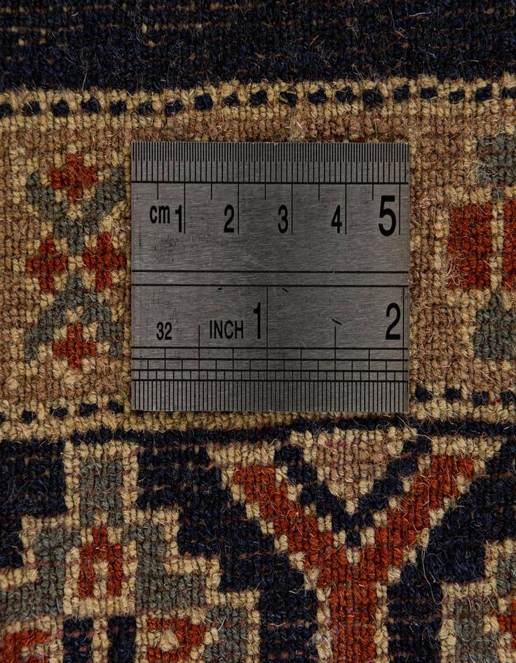 Detail image of  2' 7 x 4' 4  Hand Knotted Bokhara Oriental Wool Rug