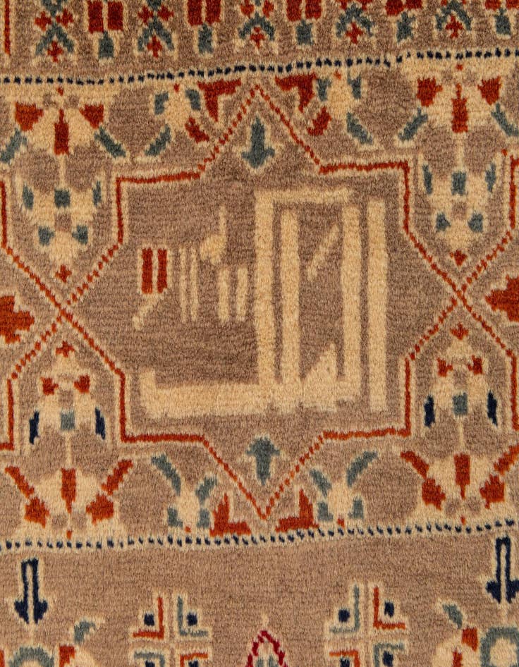 Detail image of  2' 7 x 4' 4  Hand Knotted Bokhara Oriental Wool Rug