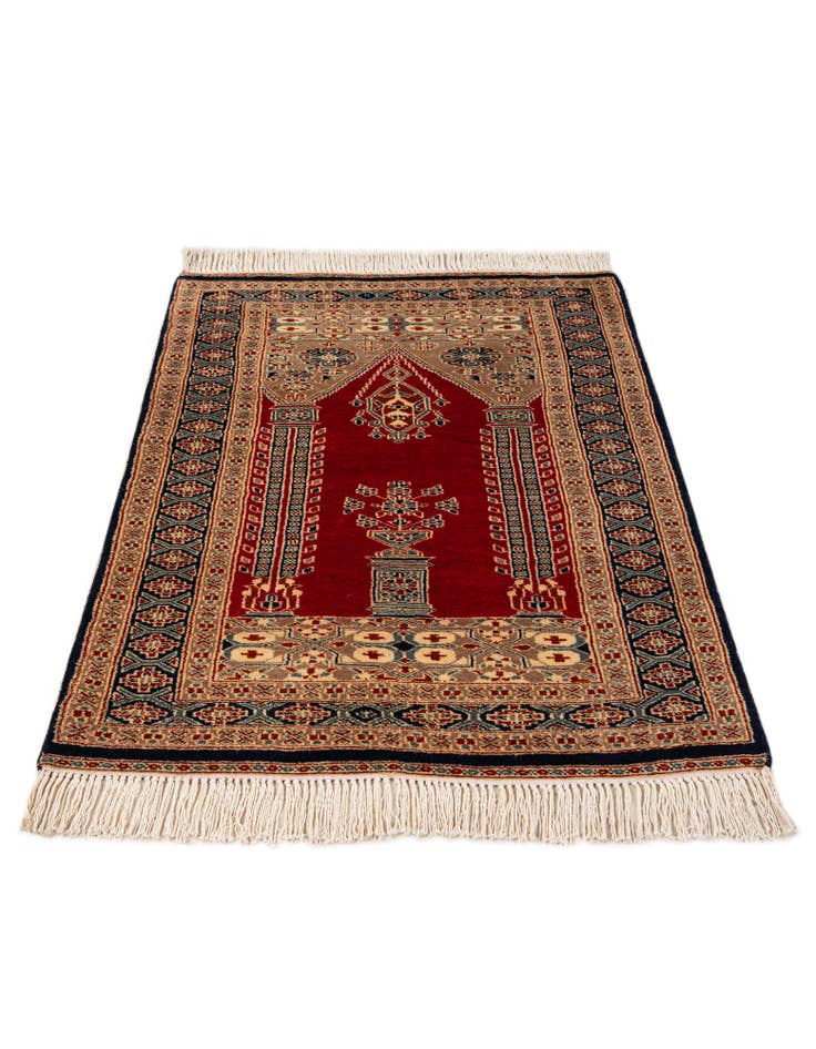 Detail image of  2' 9 x 4' 1  Hand Knotted Bokhara Oriental Wool Rug