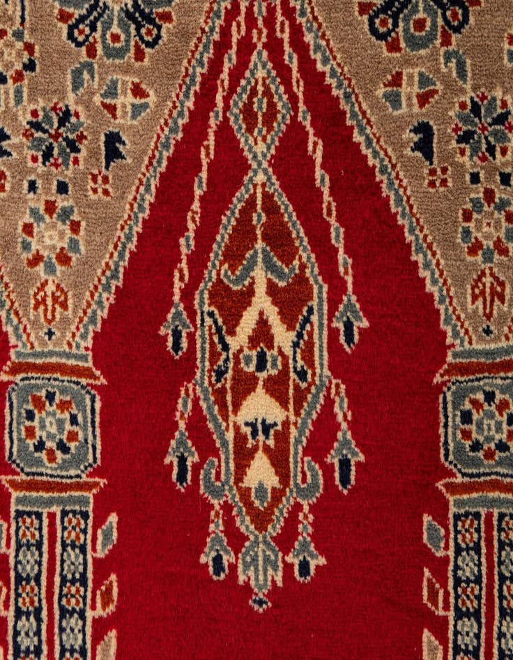 Detail image of  2' 9 x 4' 1  Hand Knotted Bokhara Oriental Wool Rug