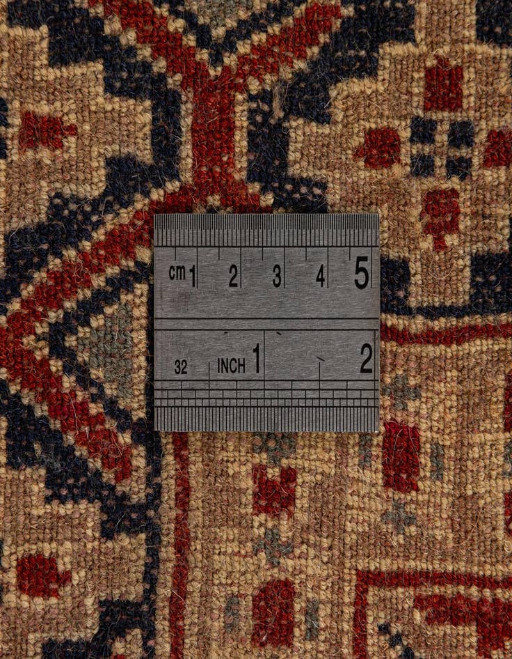 Detail image of  2' 8 x 3' 11  Hand Knotted Bokhara Oriental Wool Rug