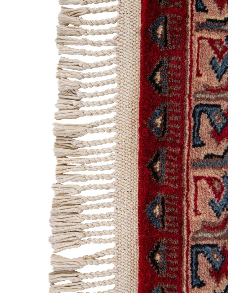 Detail image of  4' 1 x 6' 6  Hand Knotted Bokhara Oriental Wool Rug