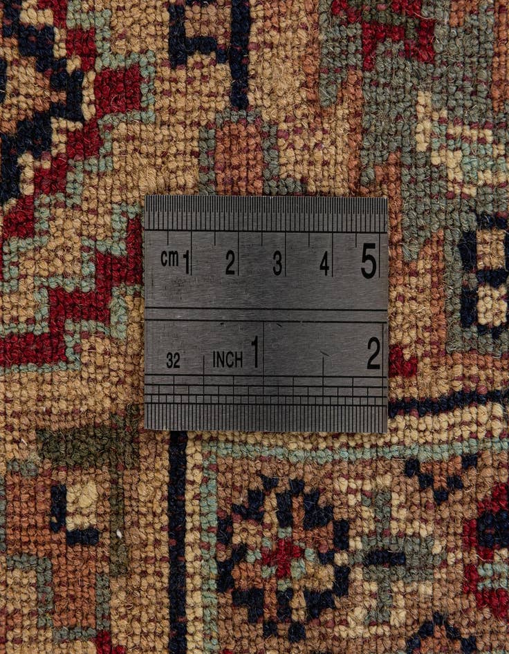 Detail image of  3' 5 x 4' 9  Hand Knotted Bokhara Wool Rug