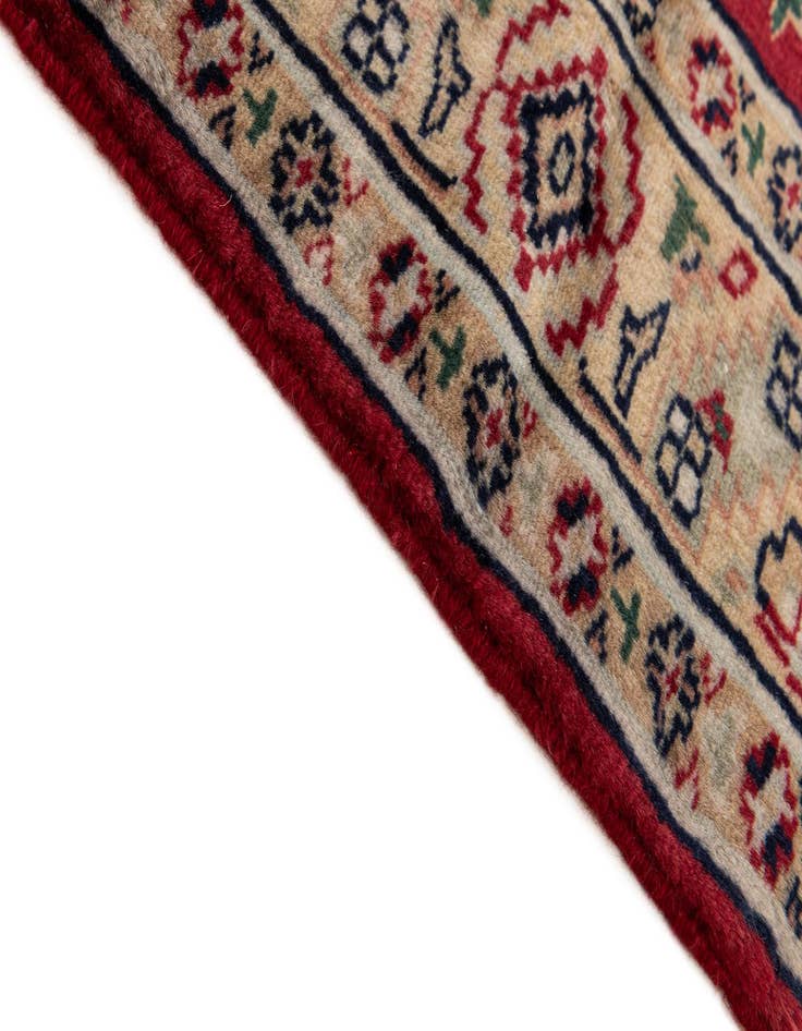 Detail image of  3' 5 x 4' 9  Hand Knotted Bokhara Wool Rug