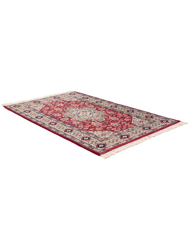 Detail image of  3' 2 x 5' 1  Hand Knotted Bokhara Wool Rug