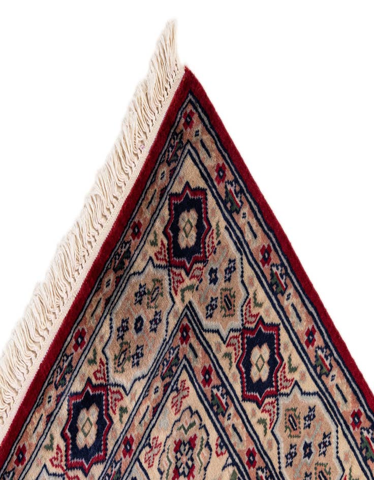 Detail image of  3' 2 x 5' 1  Hand Knotted Bokhara Wool Rug