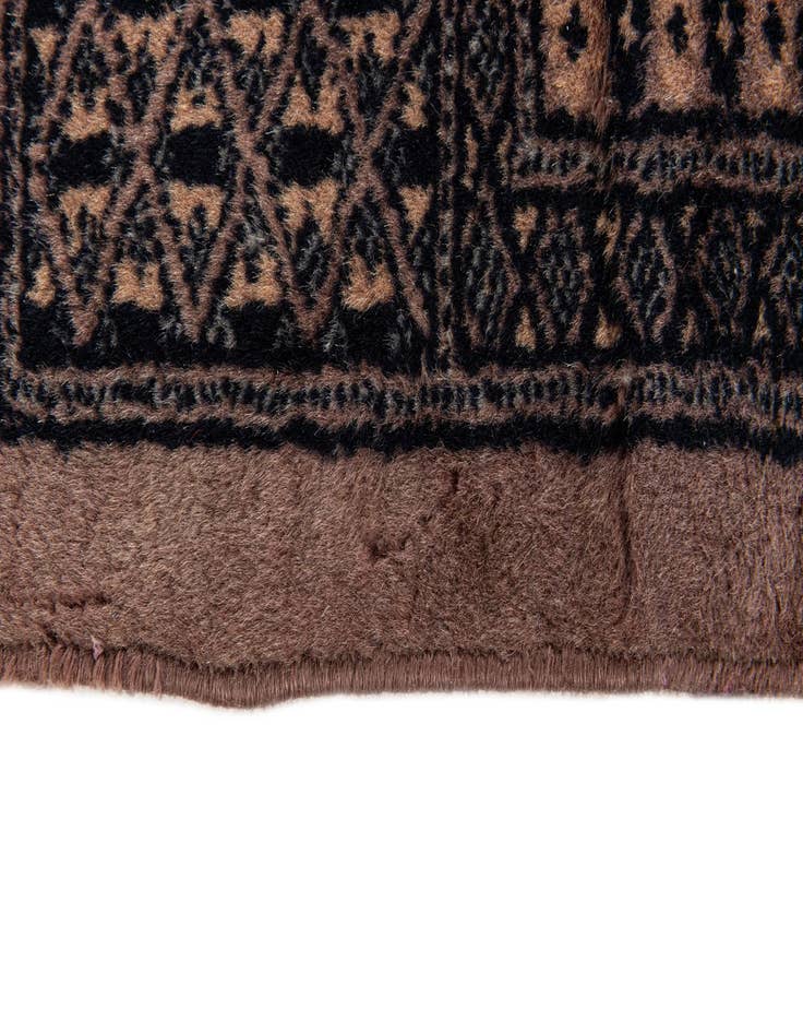 Detail image of  3' 2 x 5' 2  Hand Knotted Bokhara Oriental Wool Rug