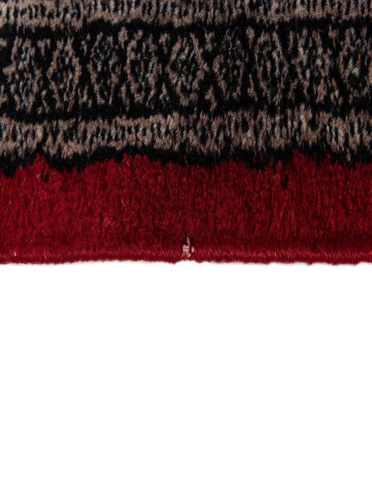 Detail image of  6' 4 x 9' 4  Hand Knotted Bokhara Oriental Wool Rug