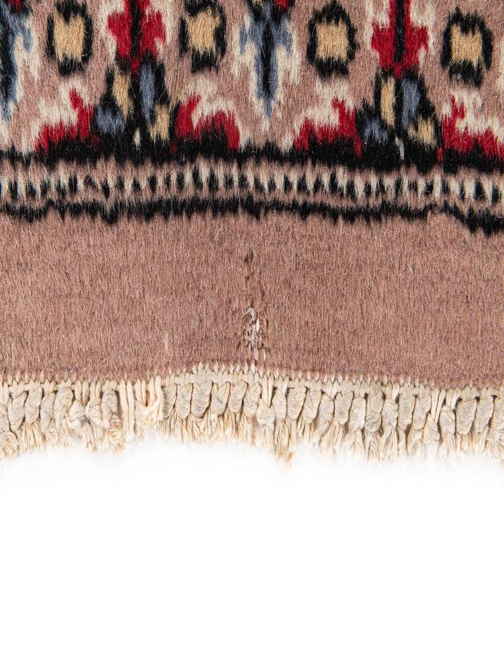 Detail image of  4' 4 x 6' 2  Hand Knotted Bokhara Oriental Wool Rug