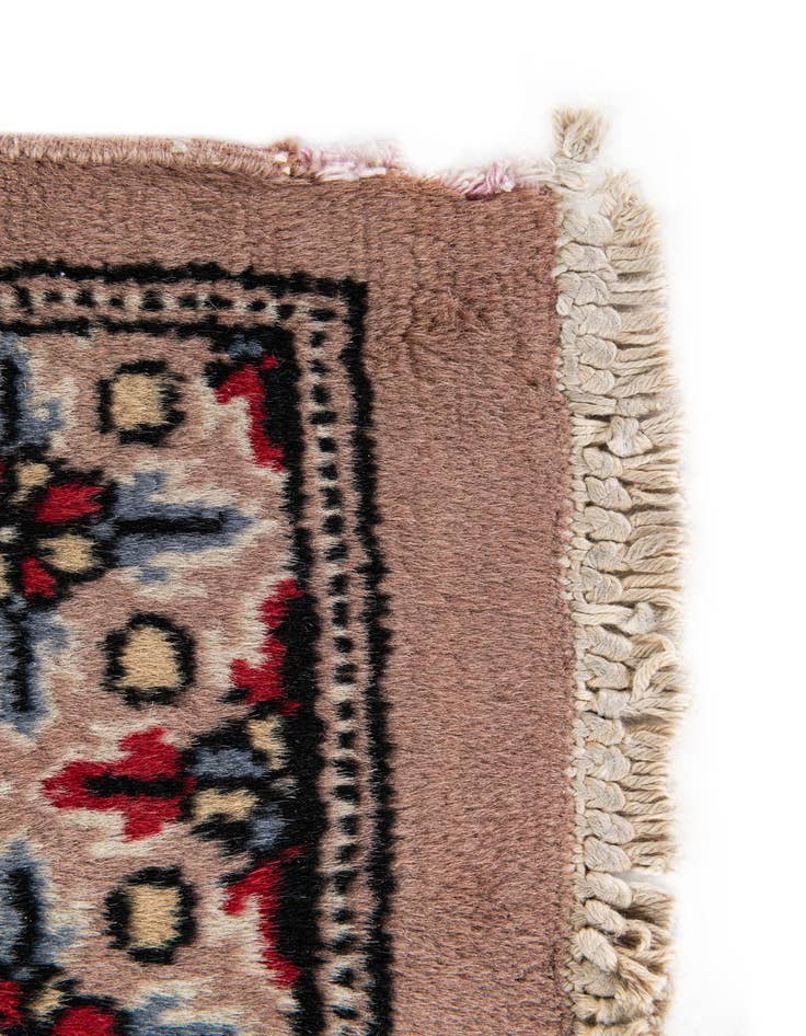 Detail image of  4' 4 x 6' 2  Hand Knotted Bokhara Oriental Wool Rug