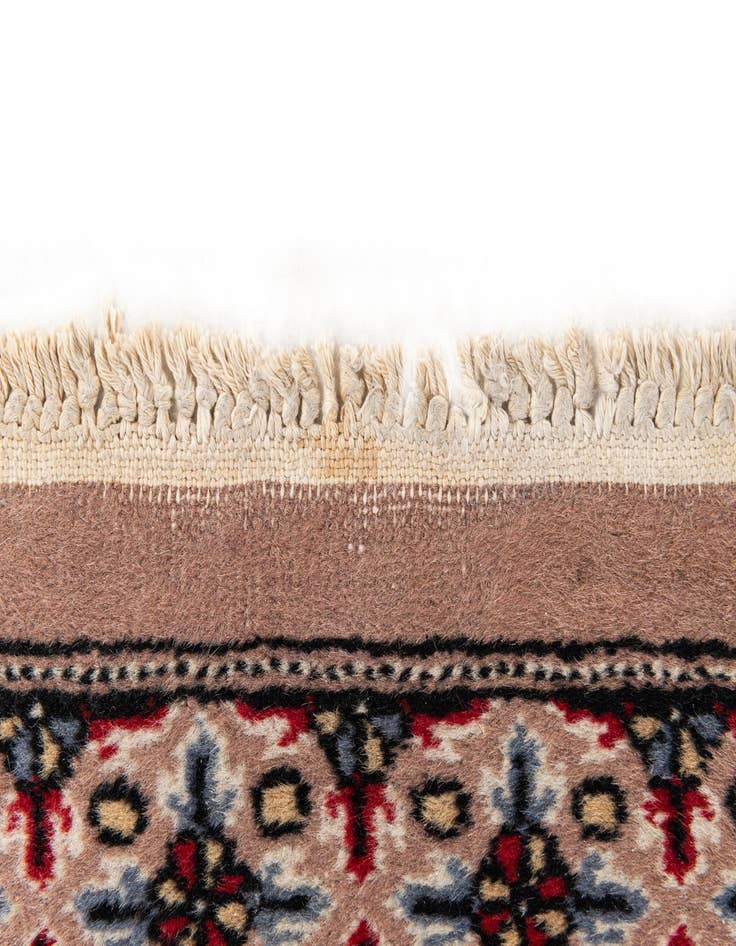 Detail image of  4' 4 x 6' 2  Hand Knotted Bokhara Oriental Wool Rug