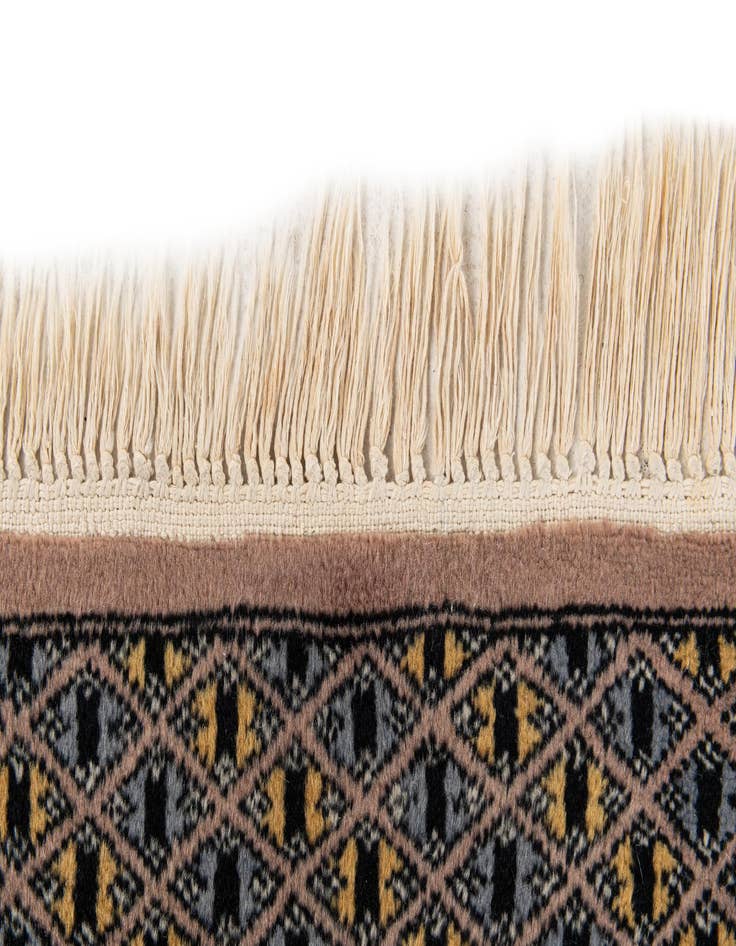 Detail image of  2' 6 x 3' 10  Hand Knotted Bokhara Oriental Wool Rug