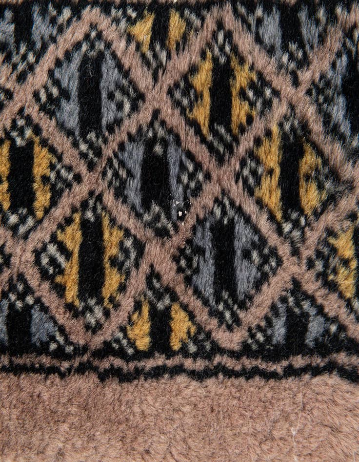 Detail image of  2' 6 x 3' 10  Hand Knotted Bokhara Oriental Wool Rug