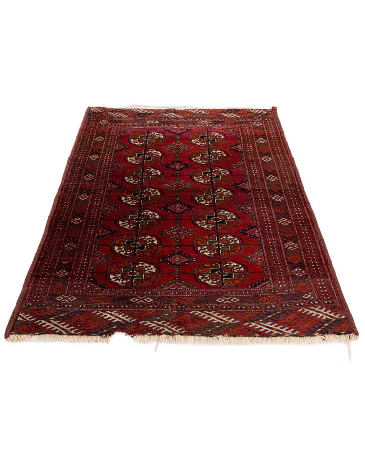 Detail image of  2' 8 x 3' 7  Hand Knotted Bokhara Oriental Wool Rug