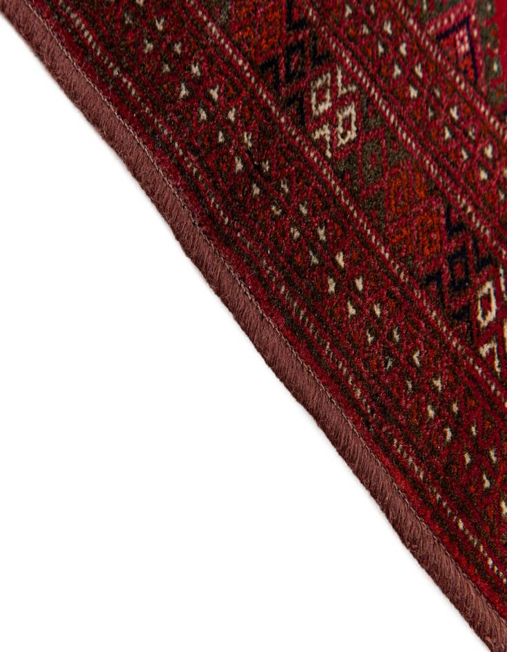 Detail image of  2' 8 x 3' 7  Hand Knotted Bokhara Oriental Wool Rug