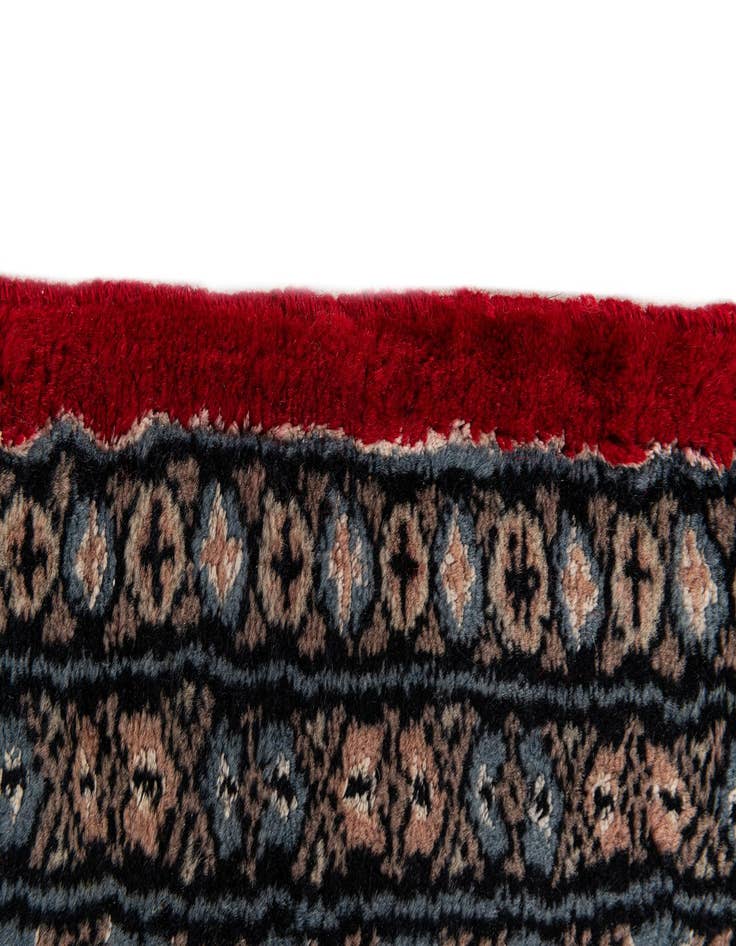 Detail image of  4' 2 x 6' 1  Hand Knotted Bokhara Oriental Rug