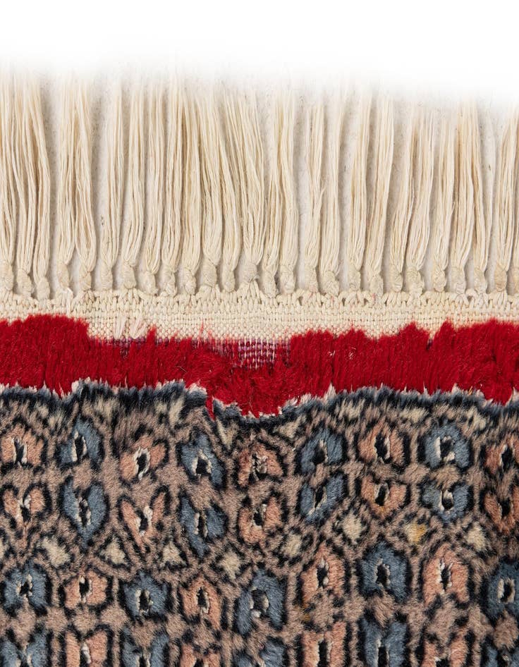 Detail image of  4' 2 x 6' 1  Hand Knotted Bokhara Oriental Rug