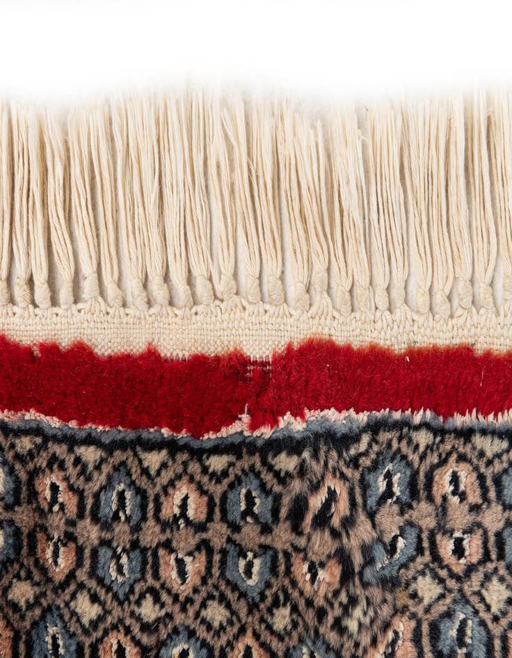 Detail image of  4' 2 x 6' 1  Hand Knotted Bokhara Oriental Rug