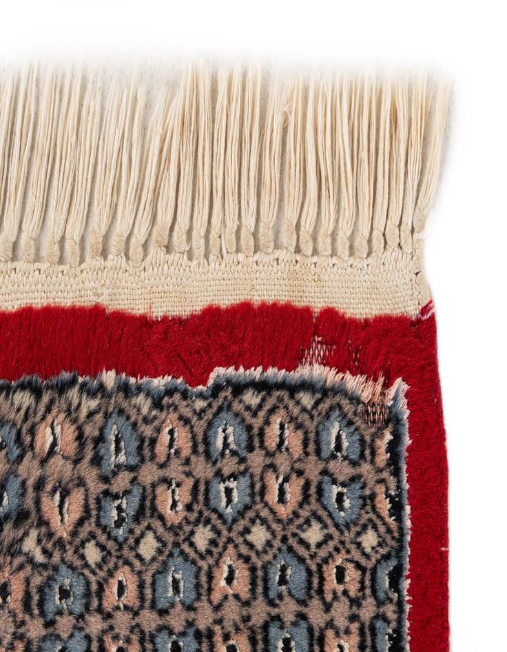 Detail image of  4' 2 x 6' 1  Hand Knotted Bokhara Oriental Rug