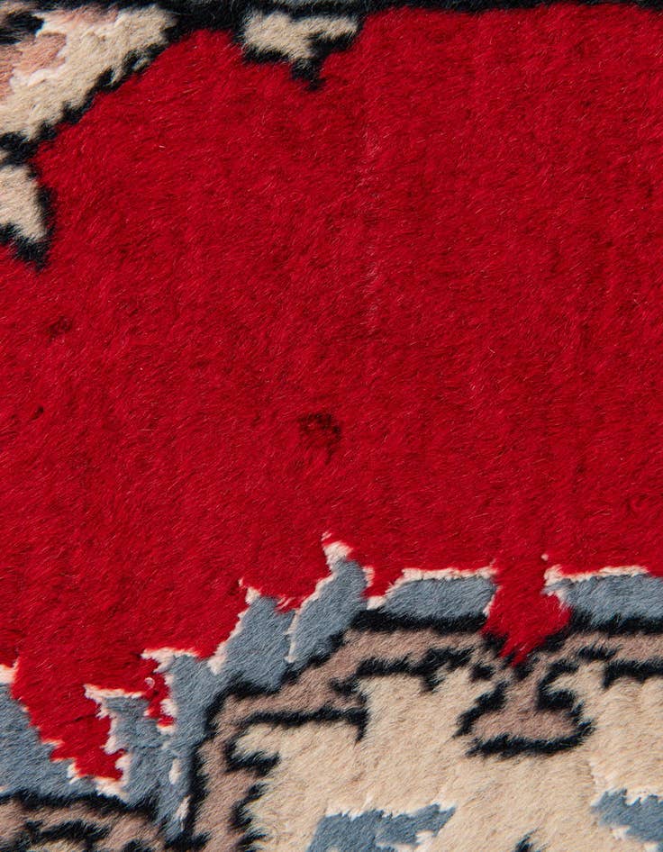 Detail image of  4' 2 x 6' 1  Hand Knotted Bokhara Oriental Rug