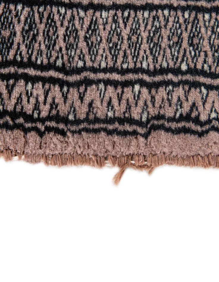 Detail image of  4' 2 x 5' 11  Hand Knotted Bokhara Oriental Wool Rug