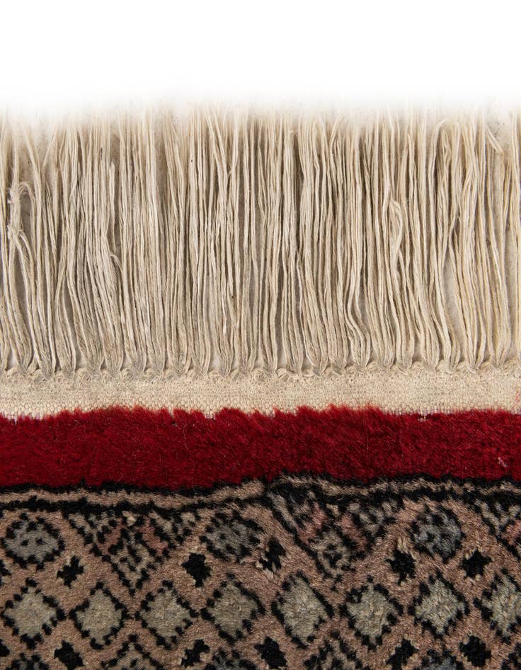 Detail image of  2' 1 x 3' 2  Hand Knotted Bokhara Oriental Wool Rug