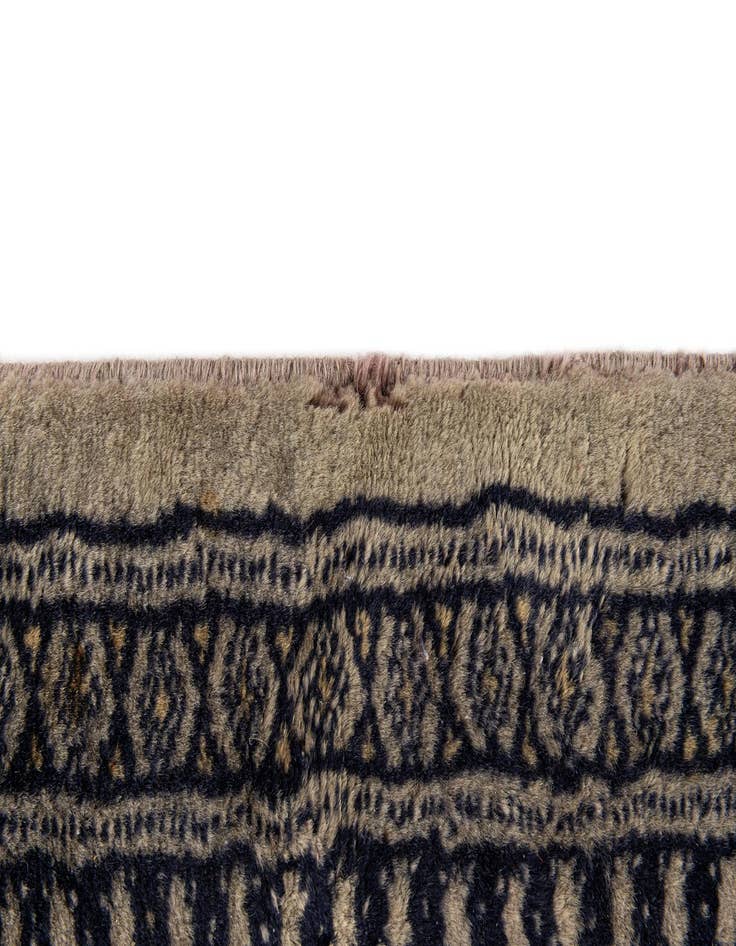 Detail image of  7' 1 x 9' 10  Hand Knotted Bokhara Oriental Wool Rug