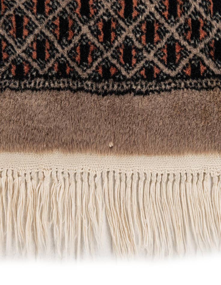 Detail image of  7' 1 x 10' 8  Hand Knotted Bokhara Oriental Wool Rug