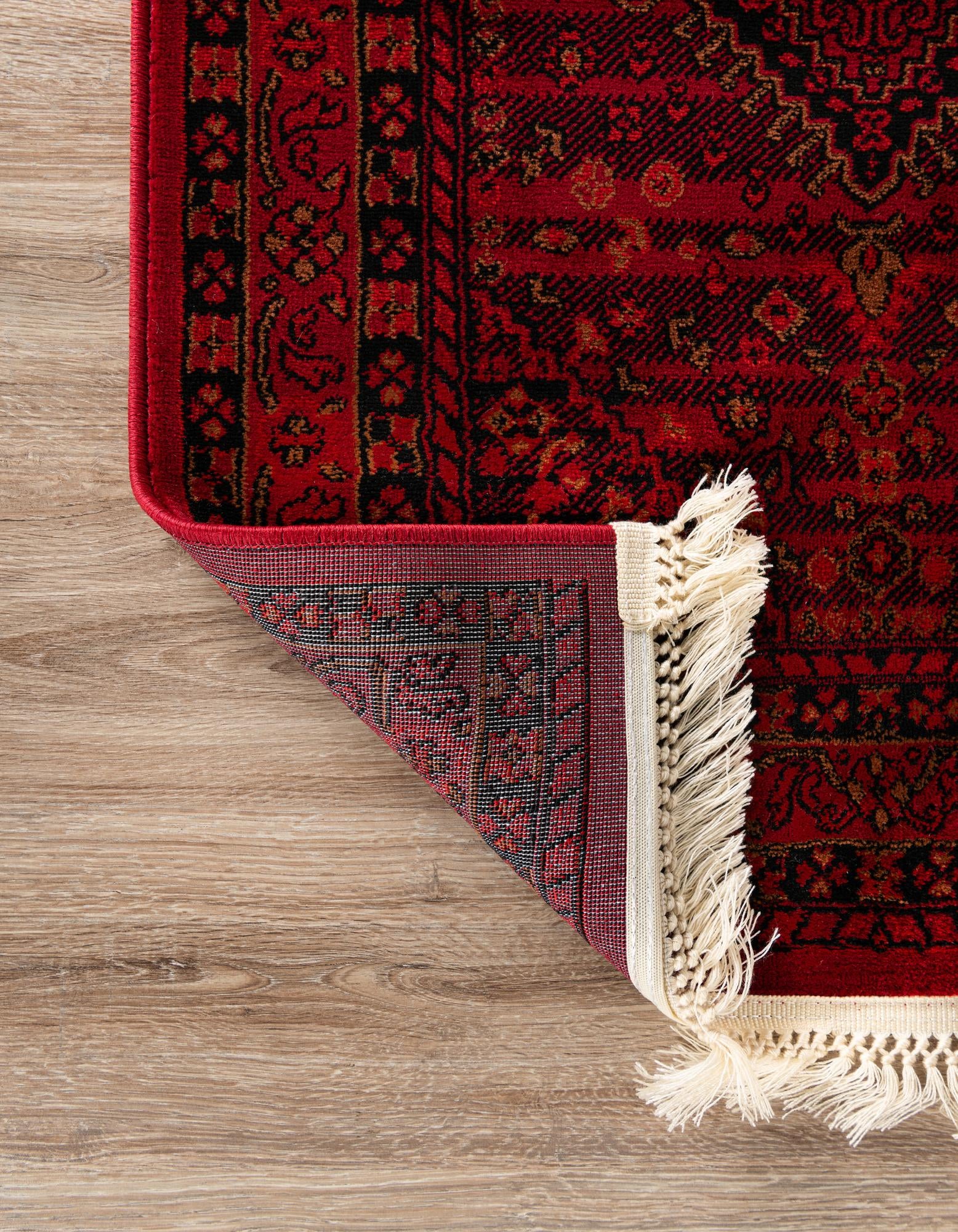 Red 9' x 12' Bokhara Rug | Rugs.com