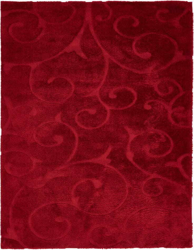 Detail image of  9' x 12' Botanical Shag Rug