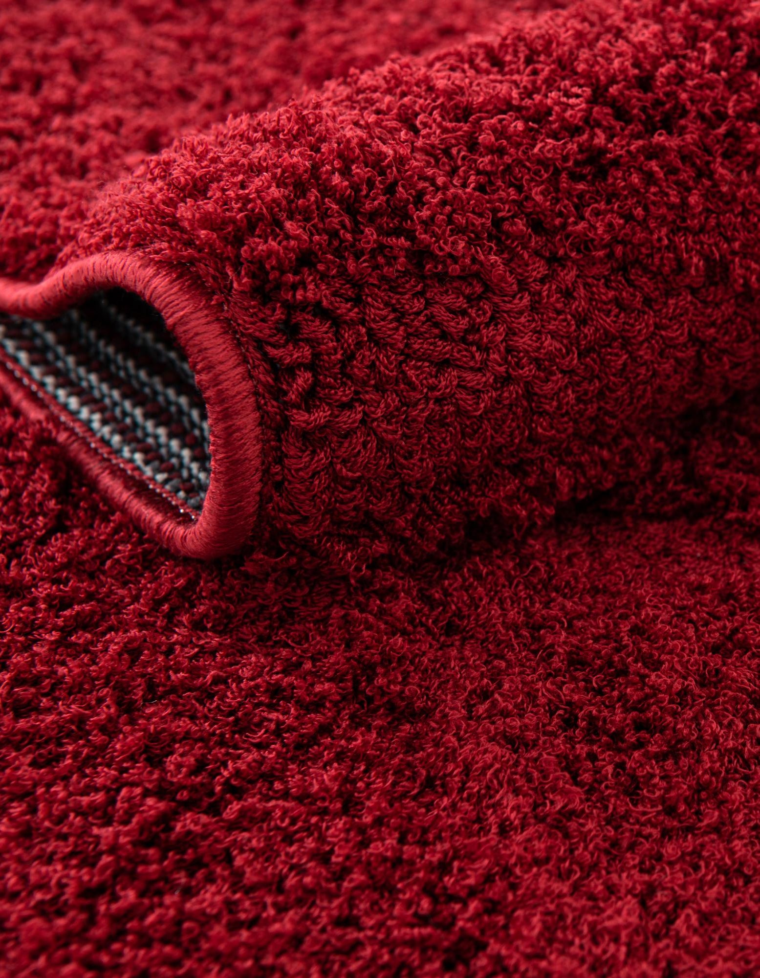 Red 5' x 8' Botanical Shag Rug | Rugs.com