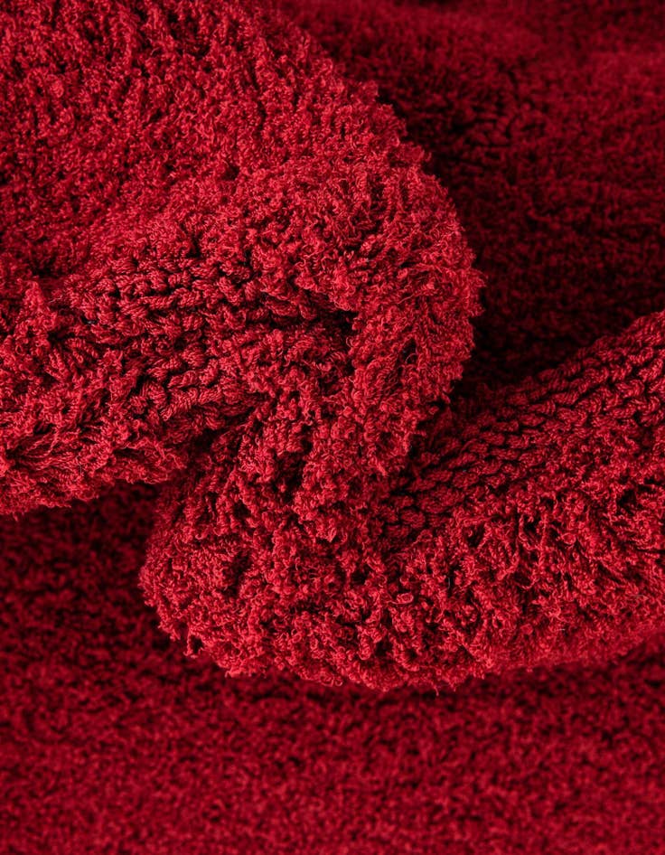 Detail image of  6' x 9' Botanical Shag Rug