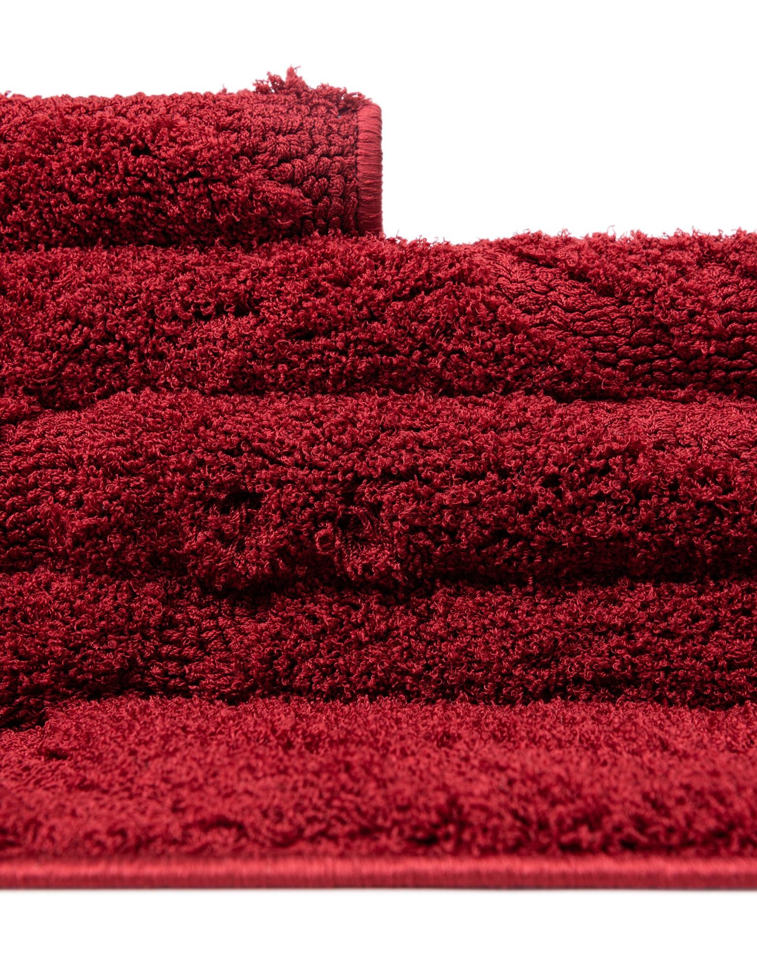 Red 5' x 8' Botanical Shag Rug | Rugs.com