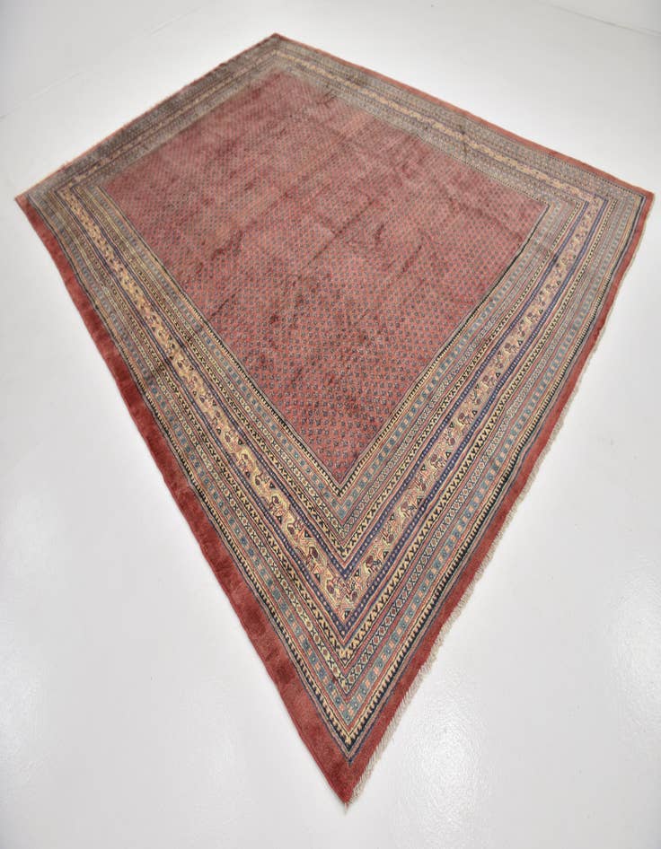 Detail image of  9' 3 x 12' 8  Hand Knotted Botemir Persian Wool Rug