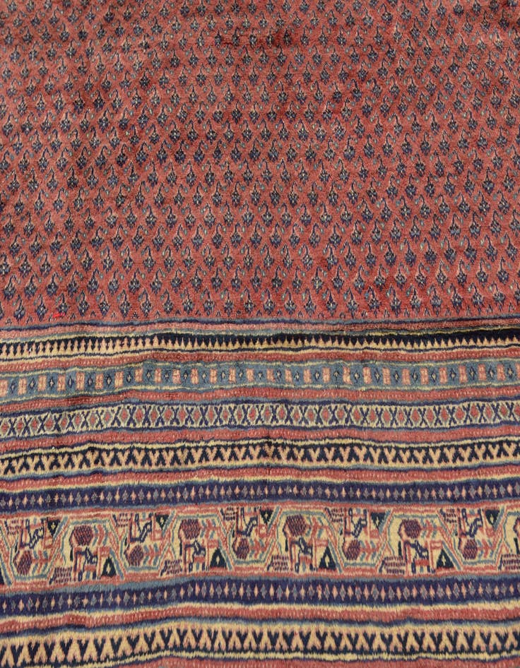 Detail image of  9' 3 x 12' 8  Hand Knotted Botemir Persian Wool Rug