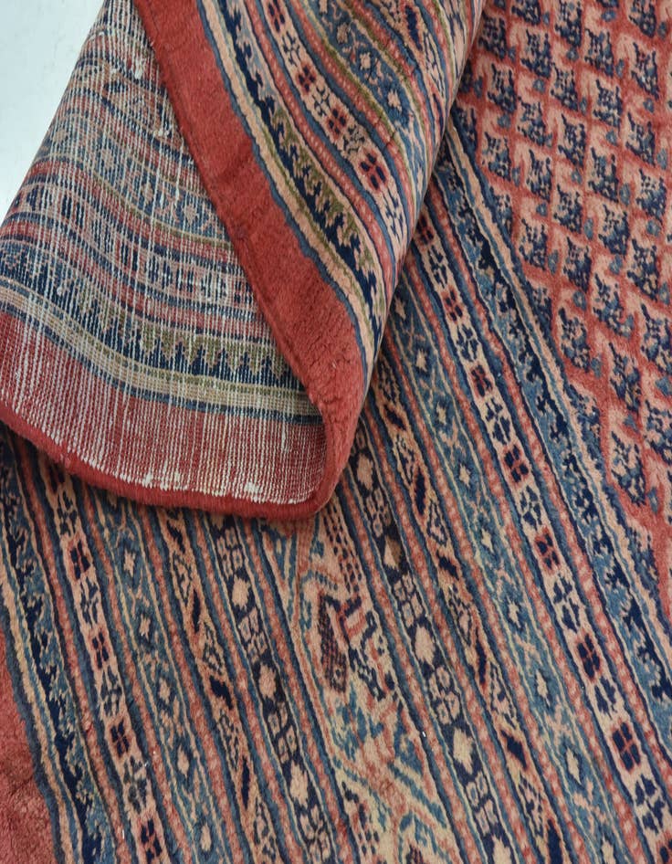 Detail image of  10' 10 x 13' 5  Hand Knotted Botemir Persian Wool Rug