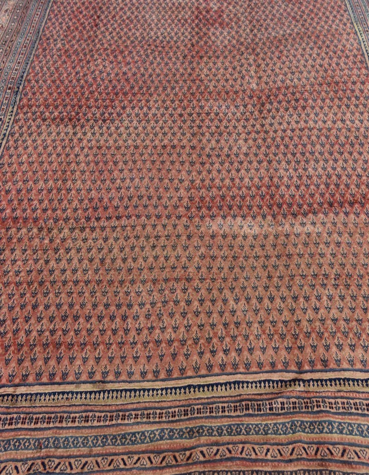 Detail image of  10' 10 x 13' 5  Hand Knotted Botemir Persian Wool Rug