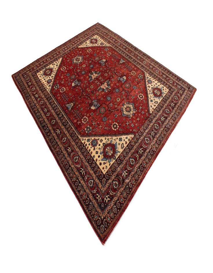 Detail image of 6' 10 x 7' 10 Hand Knotted Bulurbaft Persian Rug