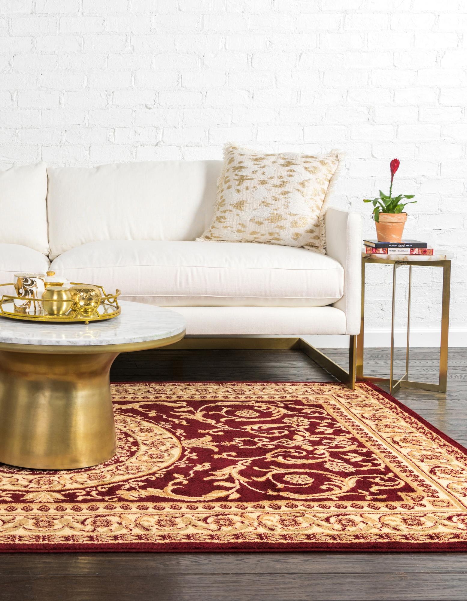 Red 7' 10 x 11' Chateau Rug | Rugs.com