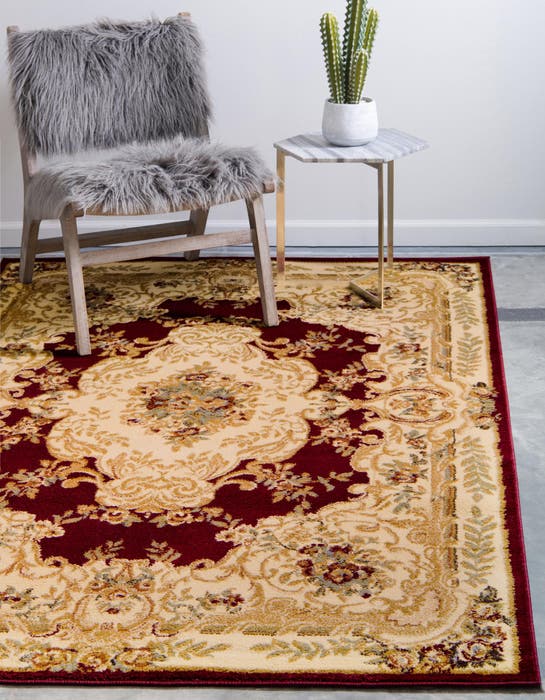 Red 4' x 6' Chateau Rug | Rugs.com