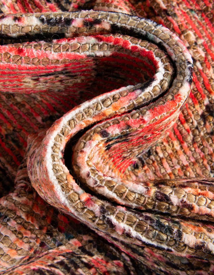 Detail image of  4' 1 x 6' 1 Chenille Jute Rug