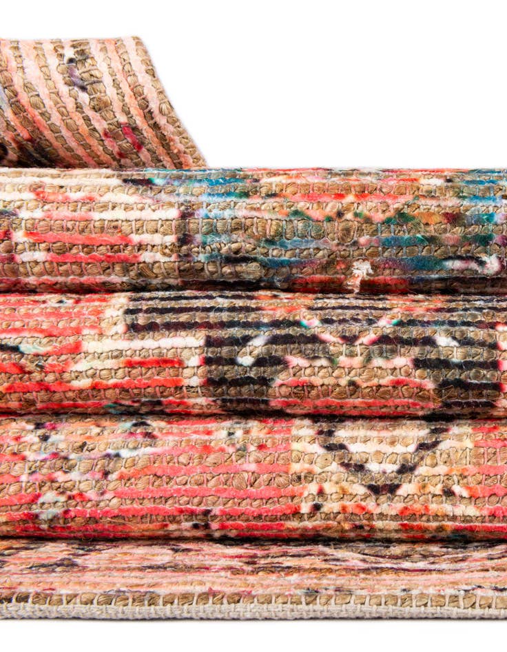 Detail image of  4' 1 x 6' 1 Chenille Jute Rug