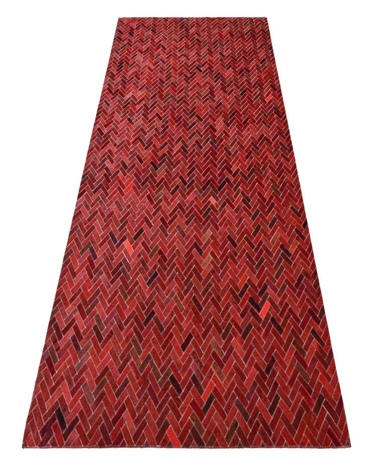 Detail image of  5' x 8' Cowhide Leather Rug