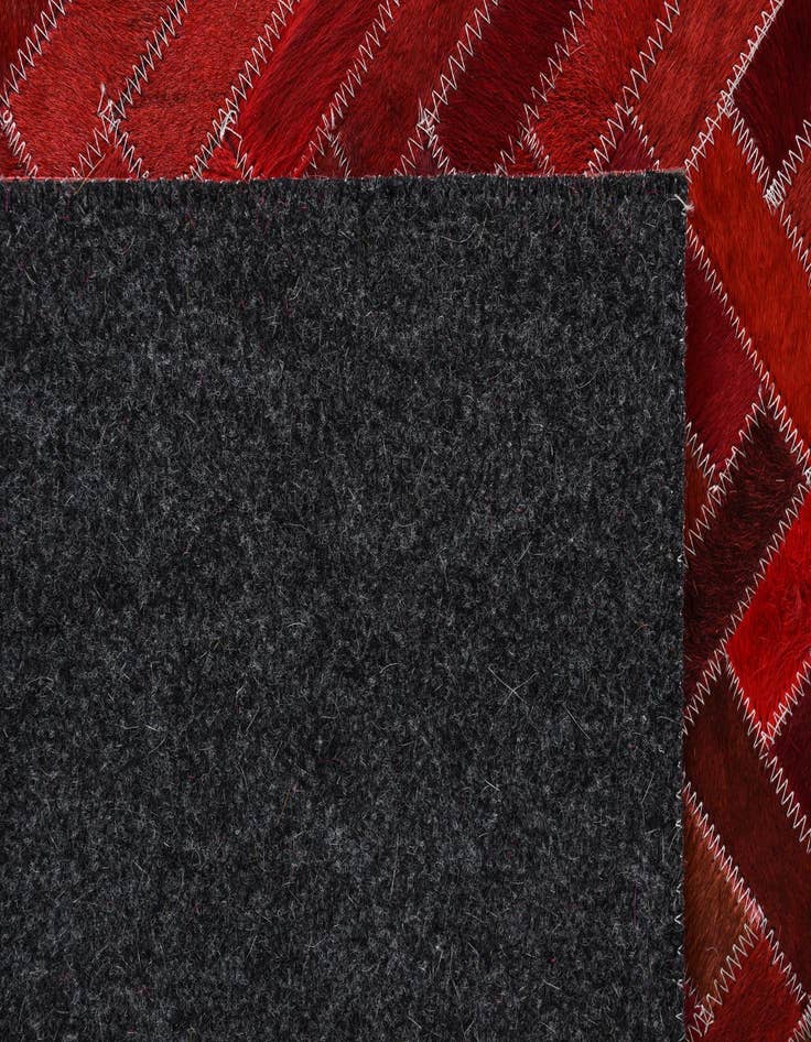 Detail image of  5' x 8' Cowhide Leather Rug