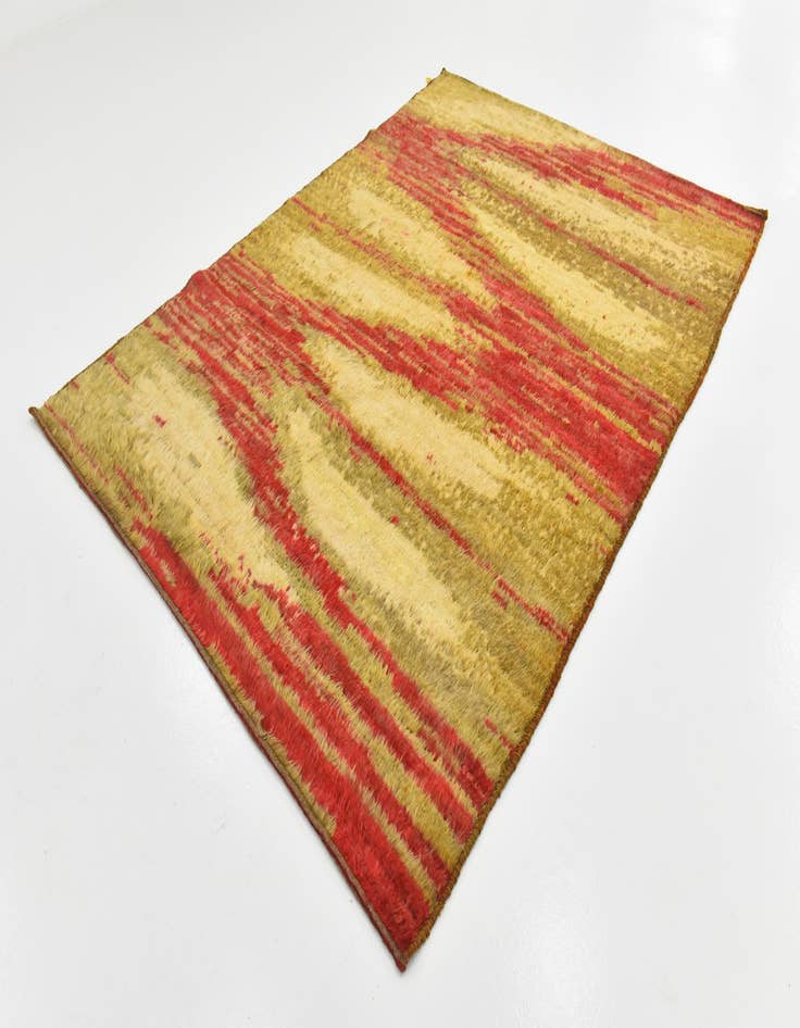 Detail image of  6' 8 x 9'  Hand Knotted Darya Wool Rug